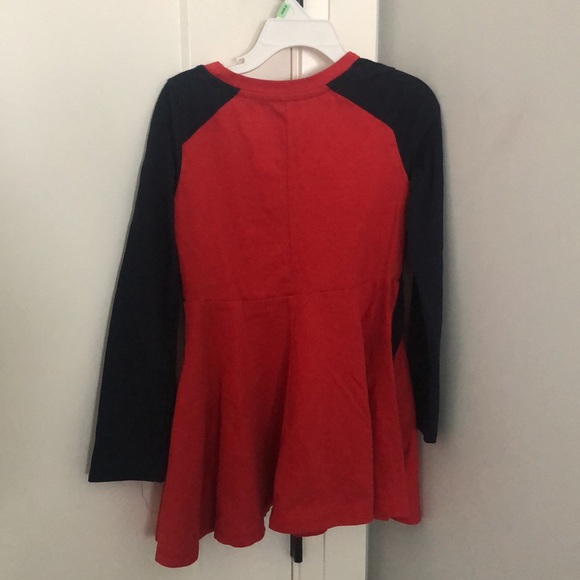 3for1 Girls Red & Blue Dress Size 6T - Picture 4 of 5